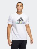 T-shirt manica corta sportiva Adidas - bianco - 0