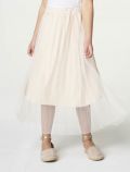 Completo maglia con gonna I Do - beige - 4