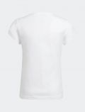 T-shirt manica corta sportiva Adidas - white - 3