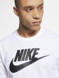 T-shirt manica corta sportiva Nike - bianco - 3