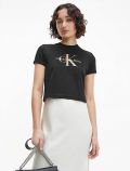 T-shirt manica corta Calvin Klein - nero - 0