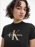 T-shirt manica corta Calvin Klein - nero - 1