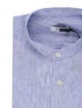 Camicia manica lunga Seventy - blu - 2