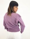 Pullover manica lunga Goa Goa - malva - 3