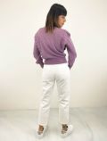 Pullover manica lunga Goa Goa - malva - 4