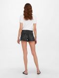 Pantalone corto Only - black denim - 4