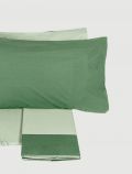 Completo lenzuola 2 piazze Fazzini - grigio verde - 1