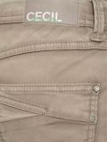 Pantalone casual Cecil - beige - 4