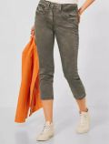 Pantalone casual Cecil - olive - 0