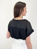 Maglia manica corta Sandro Ferrone - nero - 4