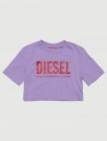 T-shirt manica corta Diesel - lilla - 0