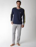 Pigiama lungo Lvb Man - blu navy - 0