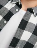 Camicia manica lunga Jack & Jones - bianco nero - 2