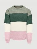 Pullover manica lunga Only - verde grigio - 0