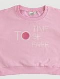 Maglia in felpa I Do - rosa - 1