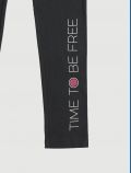 Leggings I Do - nero fucsia - 2