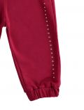 Pantalone in felpa I Do - bordeaux - 2