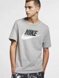 T-shirt manica corta sportiva Nike - grey - 0