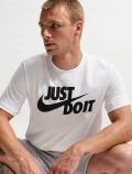 T-shirt manica corta sportiva Nike - bianco - 1