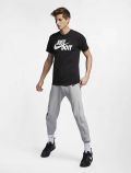 T-shirt manica corta sportiva Nike - nero bianco - 7