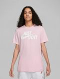 T-shirt manica corta sportiva Nike - rosa chiaro - 0