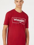 T-shirt manica corta Wrangler - red - 1