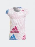 T-shirt manica corta sportiva Adidas - pink - 0