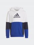 Felpa sportiva Adidas - bianco bluette - 0