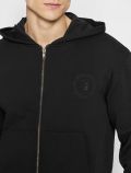Maglia in felpa aperta Trussardi - nero - 1
