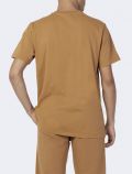 T-shirt manica corta sportiva Fila - marrone - 3