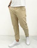 Pantalone casual 5 tasche Over-d - beige - 0