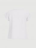 T-shirt manica corta Guess - bianco rosso - 2