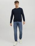 Maglia manica lunga casual Jack & Jones - navy - 1