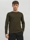 Maglia manica lunga casual Jack & Jones - olive - 0