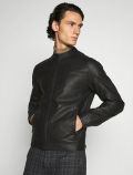 Giubbino ecopelle Jack & Jones - black - 0