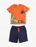 Completo maglia e pantalone corto I Do - arancio - 4