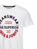 T-shirt manica corta Jack & Jones - bianco - 1