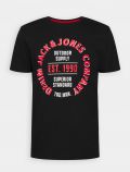 T-shirt manica corta Jack & Jones - nero - 0