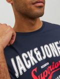 T-shirt manica corta Jack & Jones - navy blazer - 3
