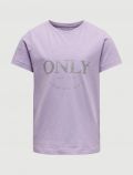 T-shirt manica corta Only - rosa - 0