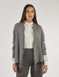 Cardigan Knit - grigio - 0