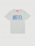 T-shirt manica corta Diesel - azzurro - 0