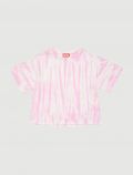 T-shirt manica corta Diesel - bianco rosa - 0