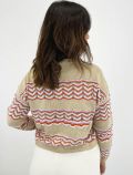 Pullover manica lunga Emme - beige arancione - 3