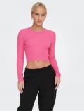 Maglia manica lunga Only - rosa - 0