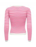 Maglia manica lunga Jdy - bianco rosa - 1