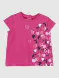 T-shirt manica corta Chicco - rosa scuro - 0