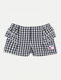 Pantalone corto Chicco - bianco nero - 0