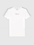 T-shirt manica corta sportiva Champion - bianco - 4