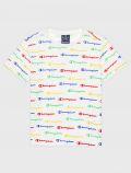 T-shirt manica corta sportiva Champion - bianco - 0